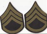 WWII Army Staff Sergeant Chevrons