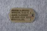 WWII Army Dog Tag George R. Seibert