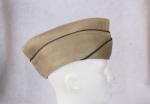 WWII Khaki Officer Garrison Cap