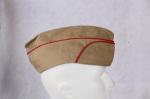 WWII Khaki Artillery Garrison Cap