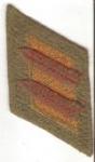 Patch 2nd Coastal Artillery Green Back