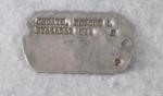 WWII Army Dog Tag Roscoe Choate T44