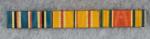 WWII Army Ribbon Bar 3 Place Pacific