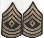 WWII 1st Sergeant Rank Patches Bevo