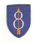 WWII 8th Infantry Division Patch