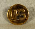 WWII US Collar Disc Screw Back