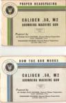 Browning Machine Gun M2 50 Caliber Manuals