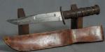 WWII MK2 USMC Ka-Bar Knife & Scabbard