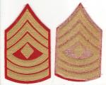 WWII USMC Marine 1st Sergeant Rank Pair