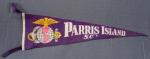 WWII USMC Marine Pennant Parris Island 