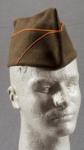 WWII OD Wool Signal Corps Garrison Cap