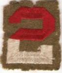 WWII 2nd Army Patch Felt