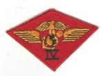 Patch Marine Corps 4th Air Wing USMC 1950's