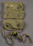 WWII Three Pocket Grenade Pouch 