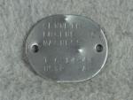 WWII USNR Navy Dog Tag Kenneth Magness