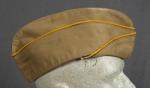 WWII Khaki Cavalry Garrison Cap Size 7 1/2