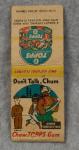 WWII Don't Talk Chum Topps Gum Matchbook