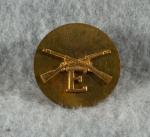 WWII Infantry E Collar Disc Screw Back