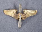 WWII AAF Pilot Cadet Visor Cap Insignia