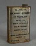 WWII Aircraft & Gun Oil Tin Can 1943