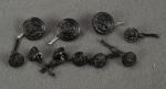 WWII era Blue Black Button Lot USN Navy WAVES