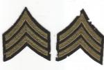 WWII Army Sergeant Chevrons