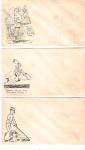 Navy USN Humor Envelope 1930's Three Different