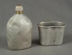 WWII Aluminum Canteen and Cup Set 1942