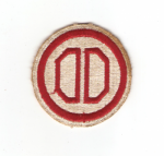 WWII Patch 31st Division White Border Variant