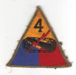 WWII 4th Armored Division Patch Variant