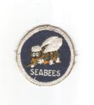 WWII USN Navy CB Seabees Patch