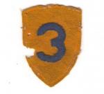 WWII 3rd Cavalry Division Patch