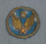 WWII Patch 15th AAF Theater Made Bullion Air Force