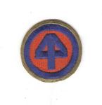 WWII 44th Division Infantry Patch OD Edge