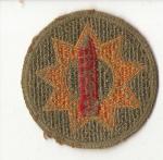 WWII 9th Coastal Artillery Green Back