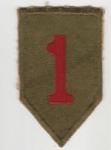 WWII 1st Infantry Division Patch