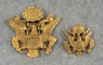 US Army Eagle Sweetheart Brooch Pair