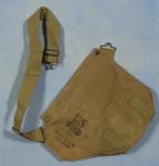 WWII Army Service Gas Mask Carry Bag 