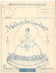 WWII Seabees V-Mail Mother's Day Greetings Unused 