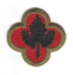 WWII 43rd Infantry Division Patch OD Border