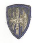 WWII 65th Infantry Division Patch Green Back