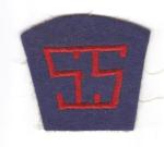 WWI Service of Supply Felt Patch King