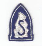 WWI Siberian AEF Felt Patch King