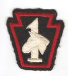 WWII Pennsylvania State Guard 1st Cavalry Patch