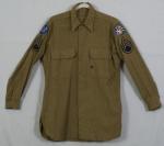 WWII 5th Army Air Force Wool Field Shirt 15.5x33