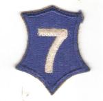 WWII 7th Corps Patch