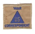 WWII Civilian AAF War Correspondent Patch