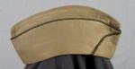 WWII Khaki Officer's Garrison Cap Hat