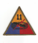 WWII 11th Armored Division Patch