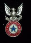 WWII Son in Service Sweetheart Pin